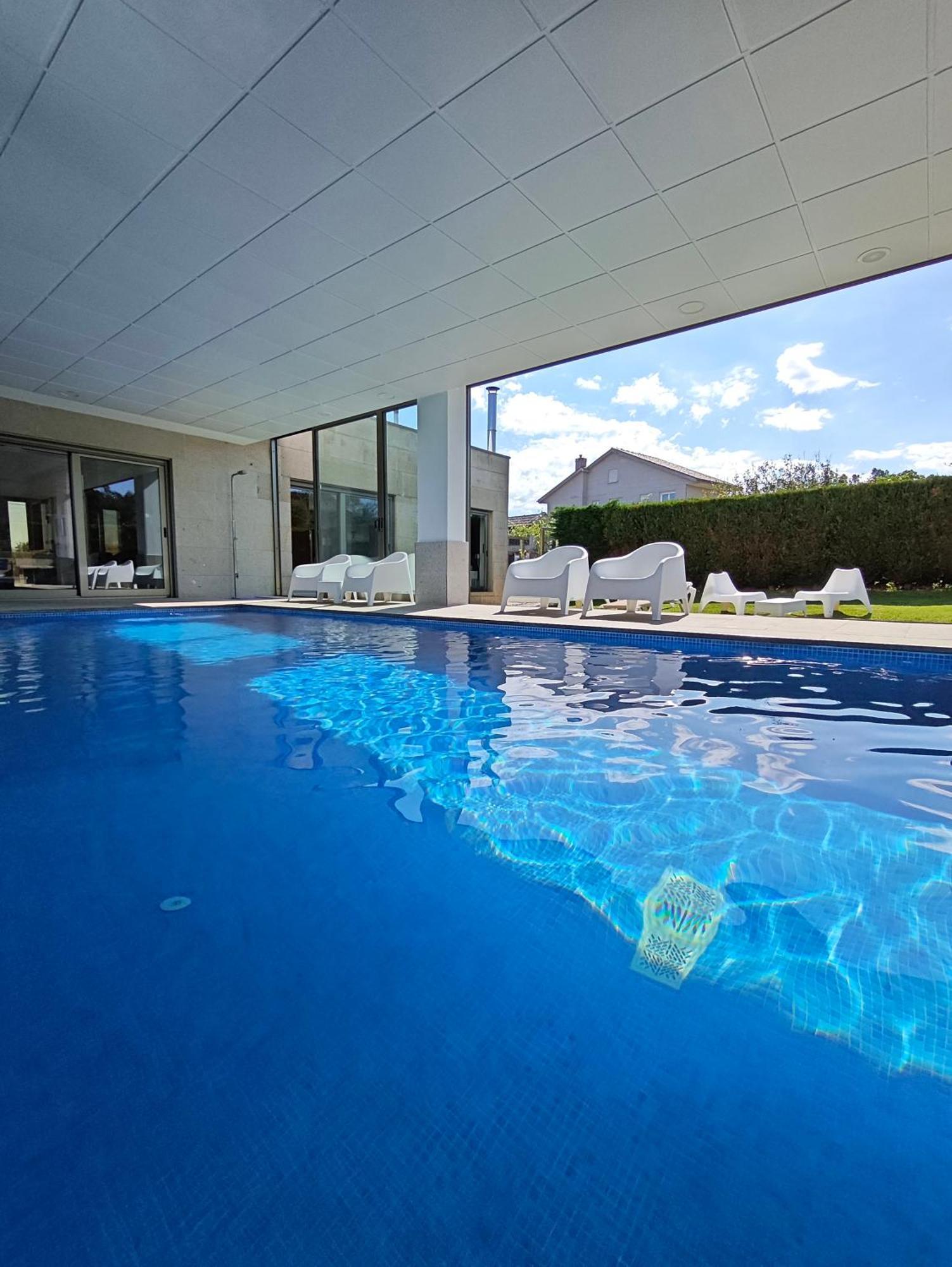 Sanxenxo Casa Rial 47 Con Piscina Climatizada Villa Exterior photo